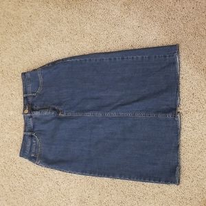Denim skirt